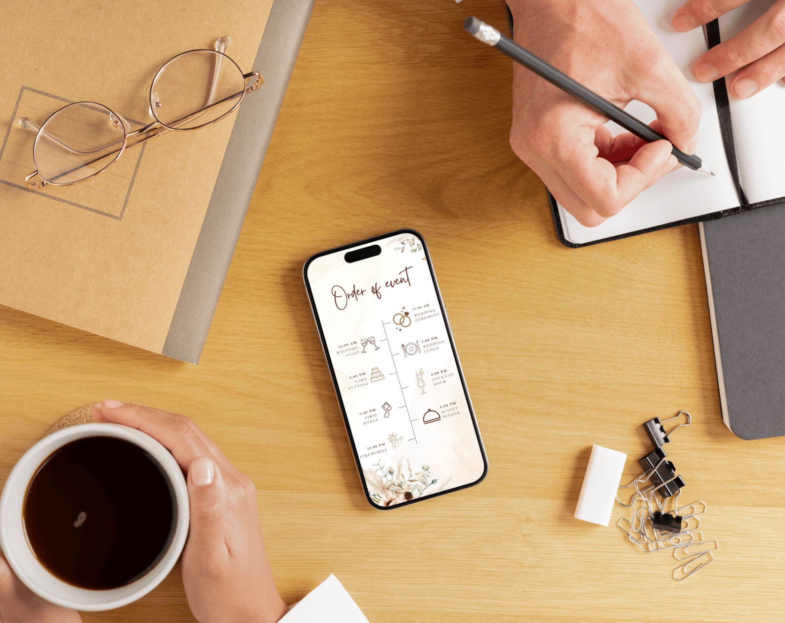 Blush Botanicals – Elegant Floral Wedding Invitation - Image 4